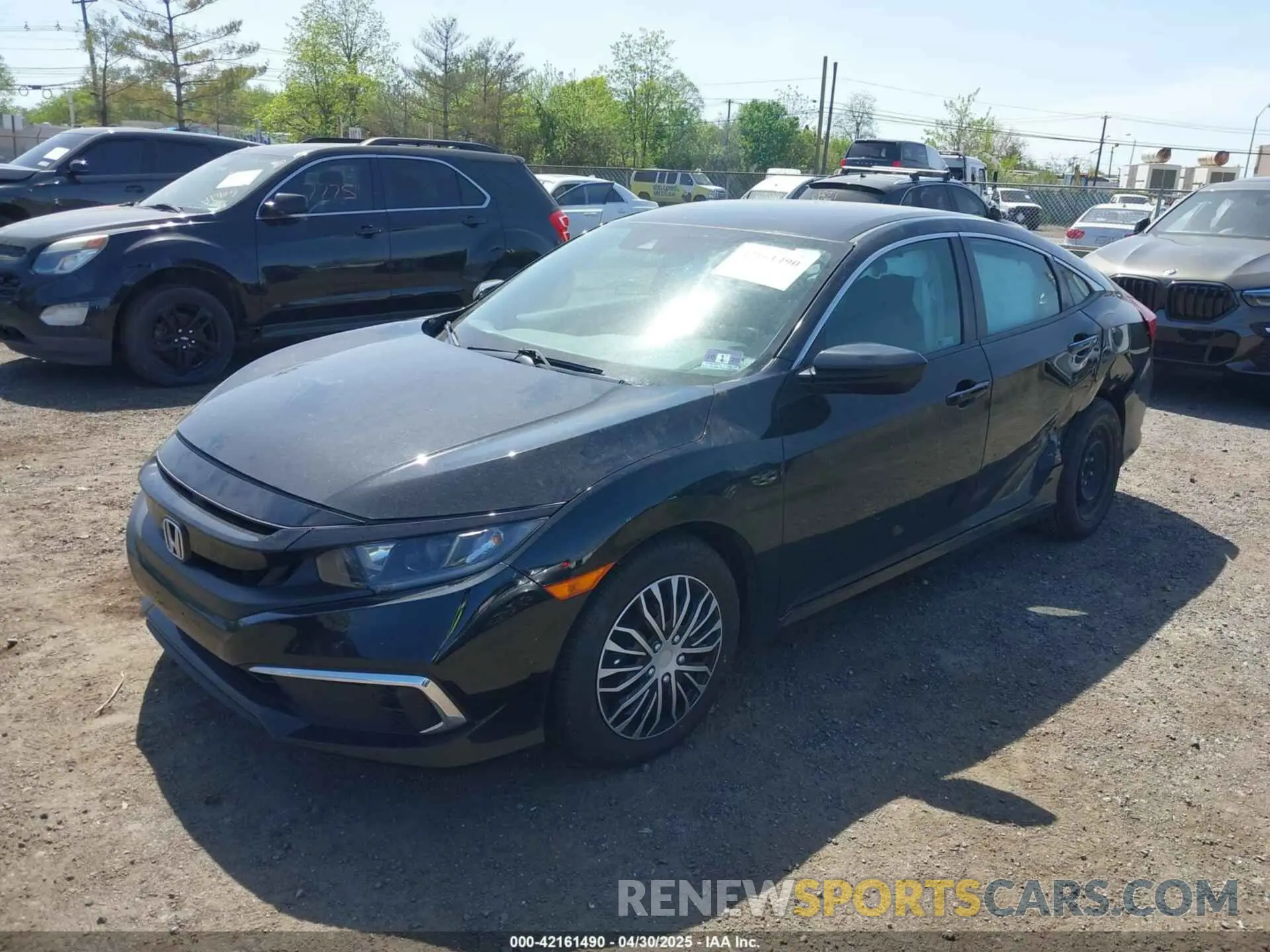 2 Photograph of a damaged car 2HGFC2F62KH589741 HONDA CIVIC 2019