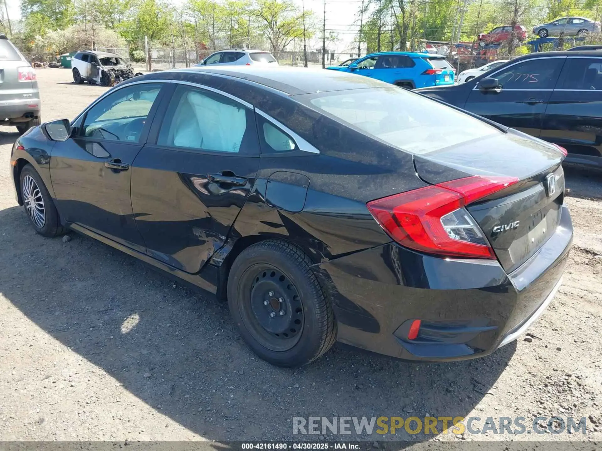 3 Photograph of a damaged car 2HGFC2F62KH589741 HONDA CIVIC 2019