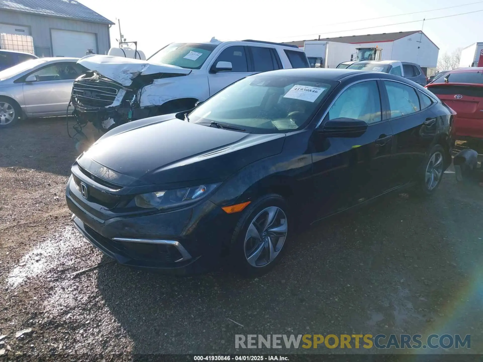 2 Photograph of a damaged car 2HGFC2F62KH596172 HONDA CIVIC 2019