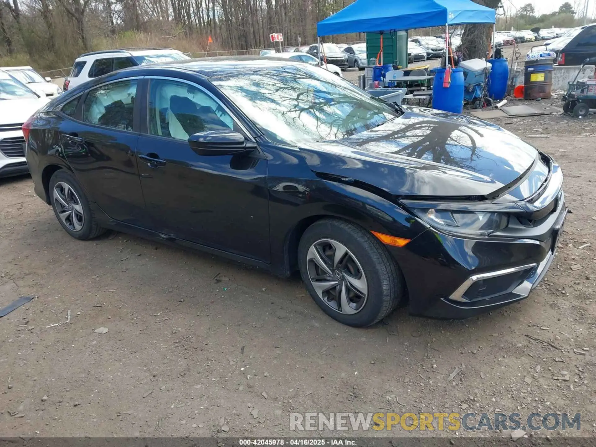 1 Photograph of a damaged car 2HGFC2F62KH598732 HONDA CIVIC 2019