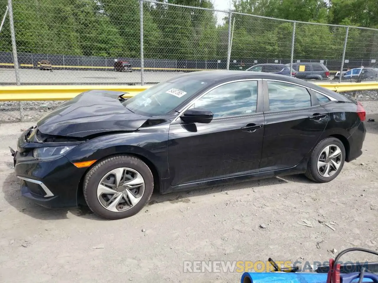 1 Photograph of a damaged car 2HGFC2F62KH598780 HONDA CIVIC 2019