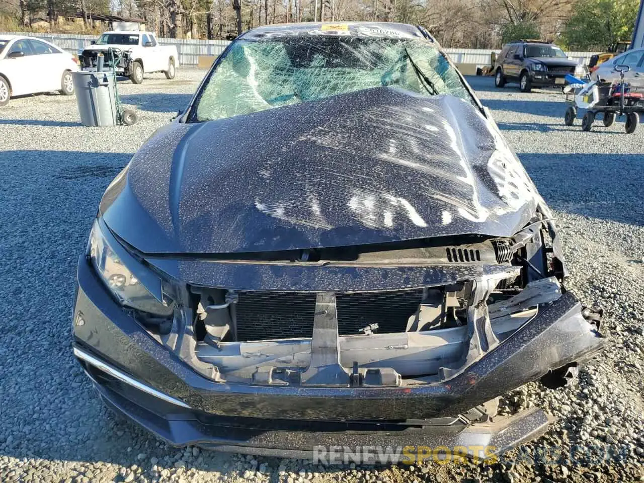 5 Photograph of a damaged car 2HGFC2F62KH600818 HONDA CIVIC 2019