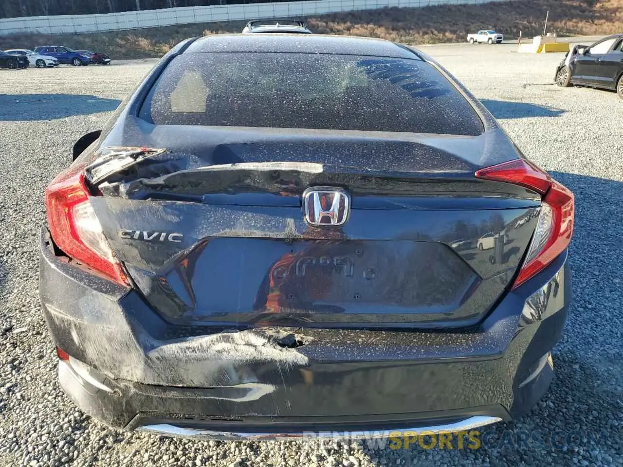 6 Photograph of a damaged car 2HGFC2F62KH600818 HONDA CIVIC 2019