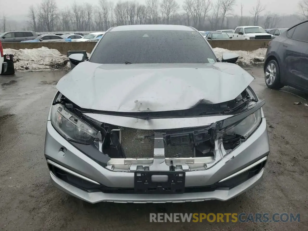 5 Photograph of a damaged car 2HGFC2F62KH601905 HONDA CIVIC 2019