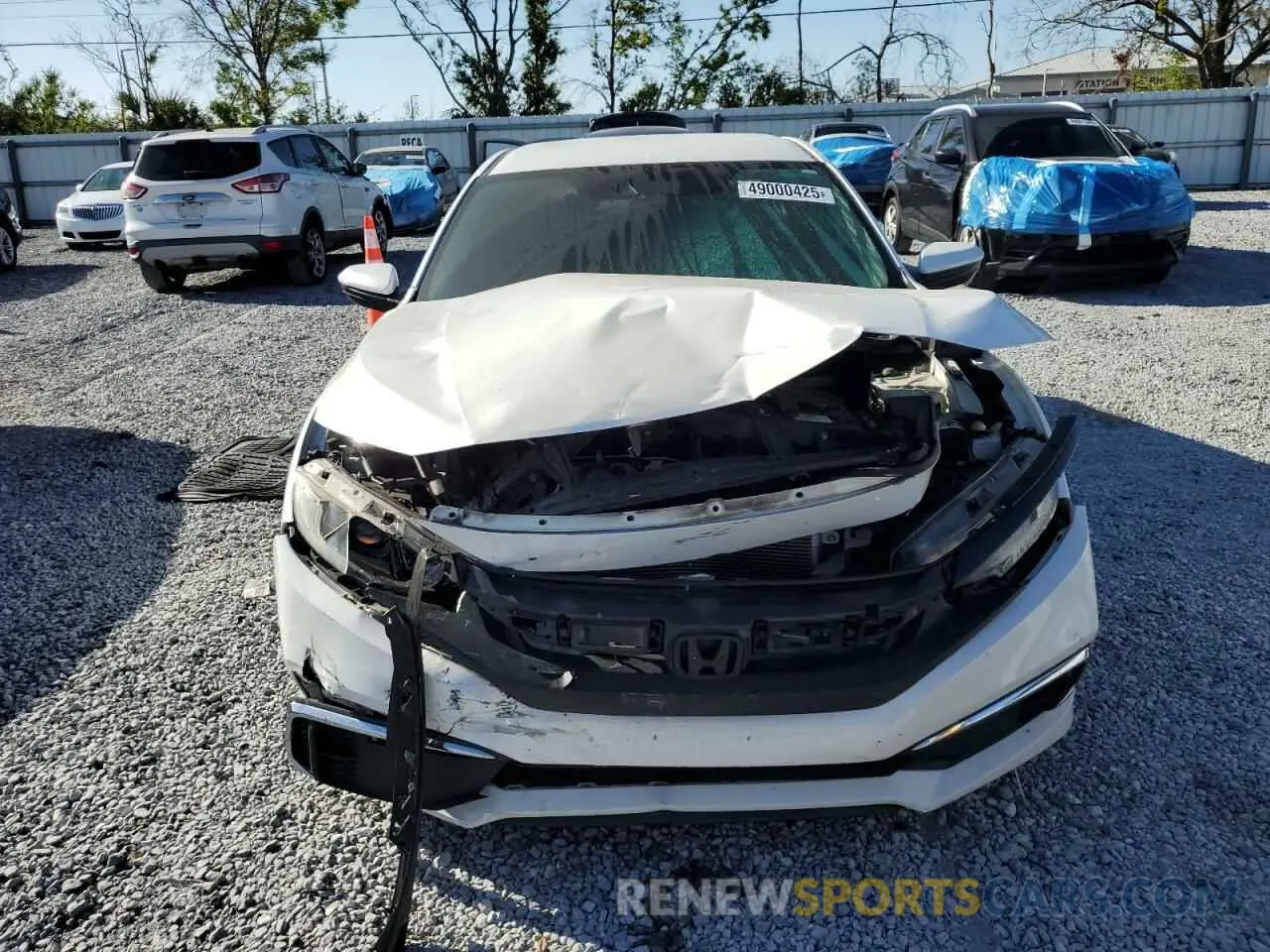 5 Photograph of a damaged car 2HGFC2F62KH603136 HONDA CIVIC 2019