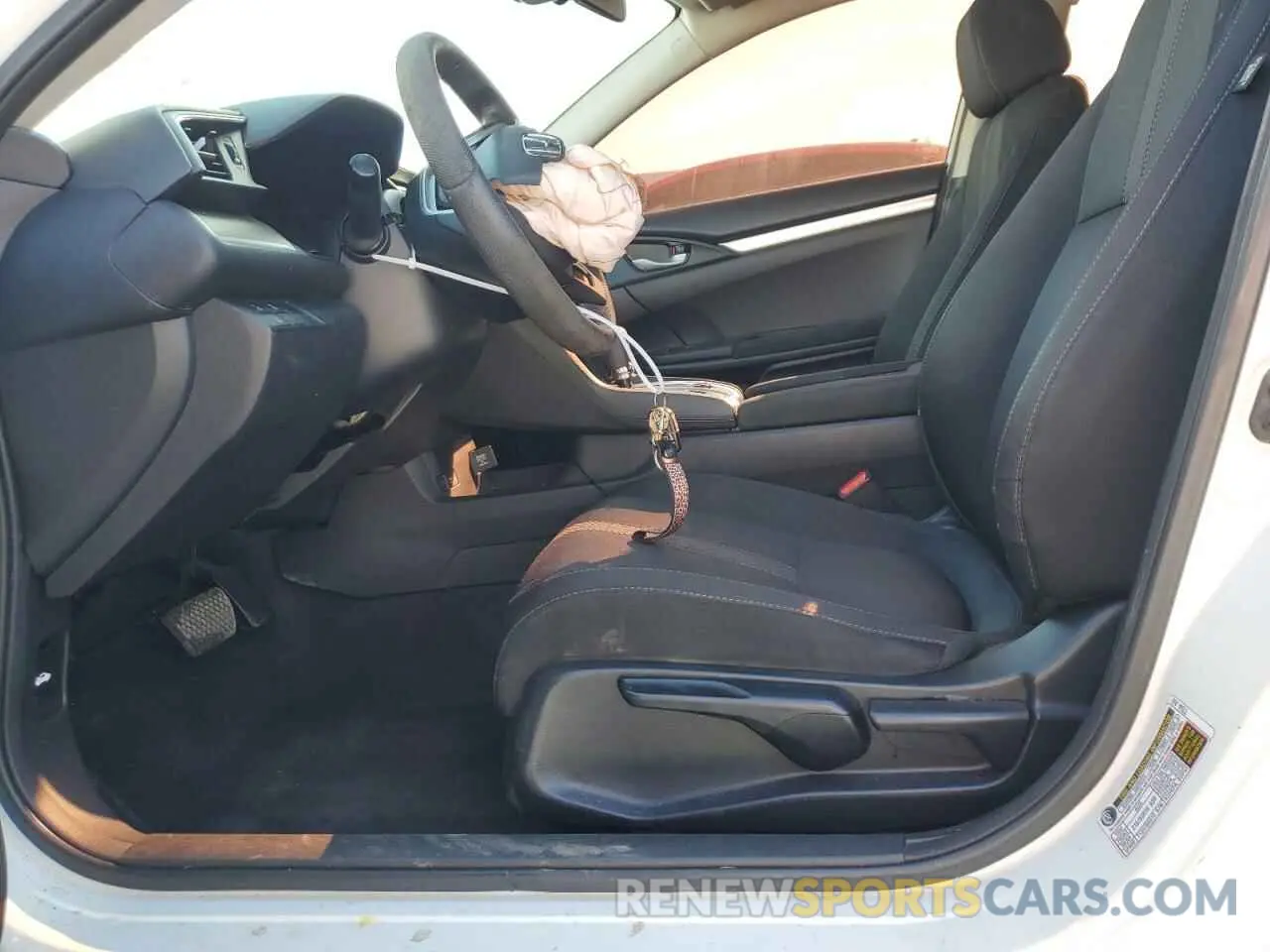 7 Photograph of a damaged car 2HGFC2F62KH603136 HONDA CIVIC 2019