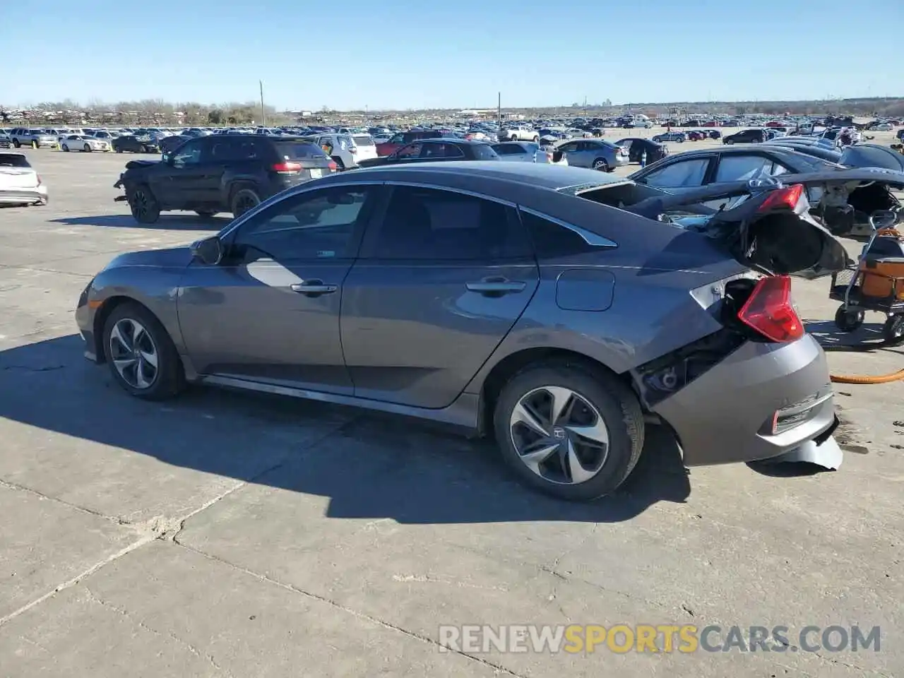 2 Photograph of a damaged car 2HGFC2F62KH604769 HONDA CIVIC 2019