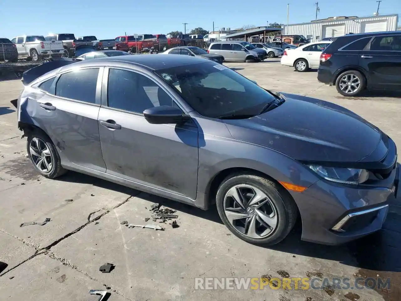 4 Photograph of a damaged car 2HGFC2F62KH604769 HONDA CIVIC 2019