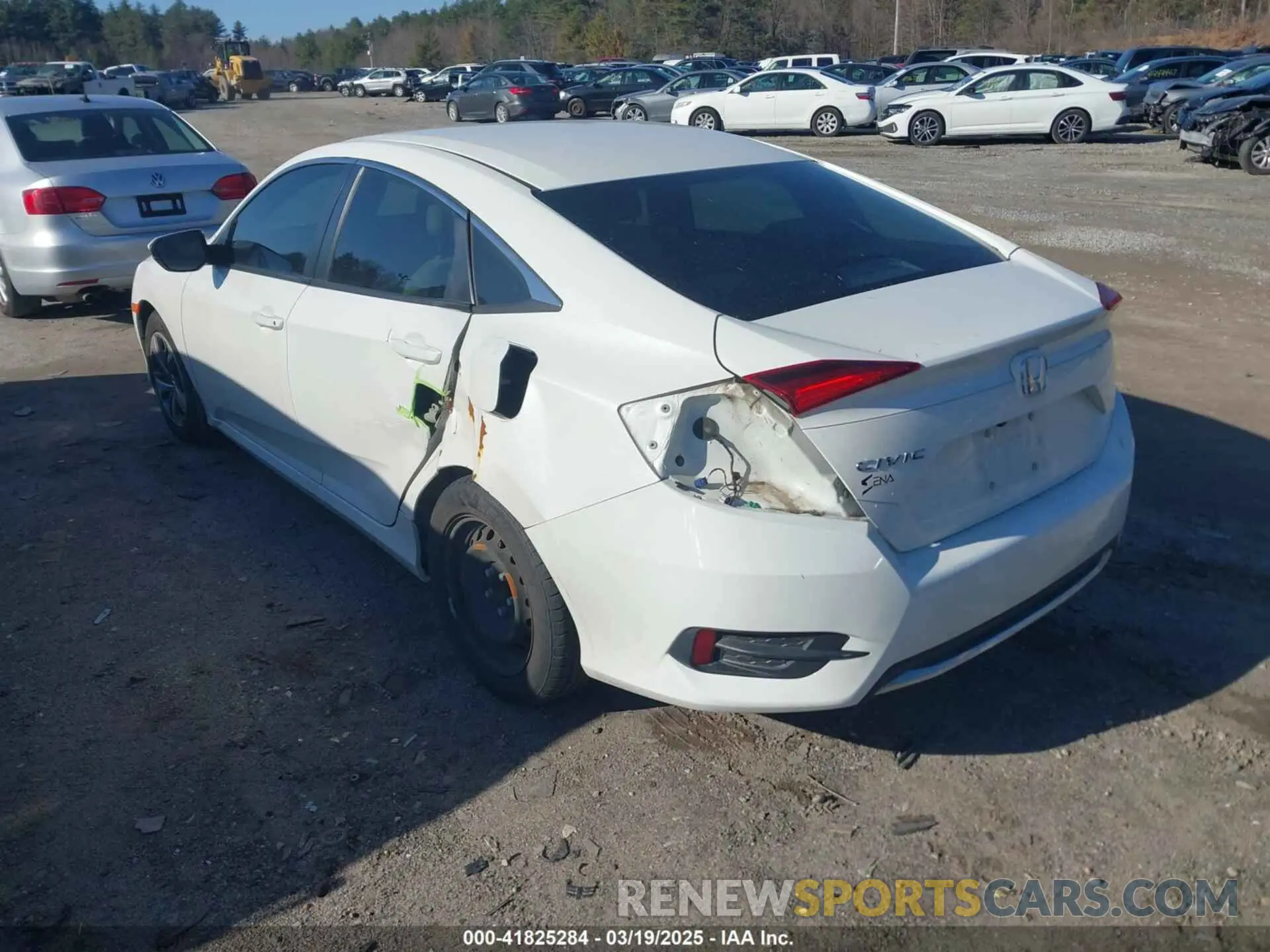 3 Photograph of a damaged car 2HGFC2F63KH504647 HONDA CIVIC 2019