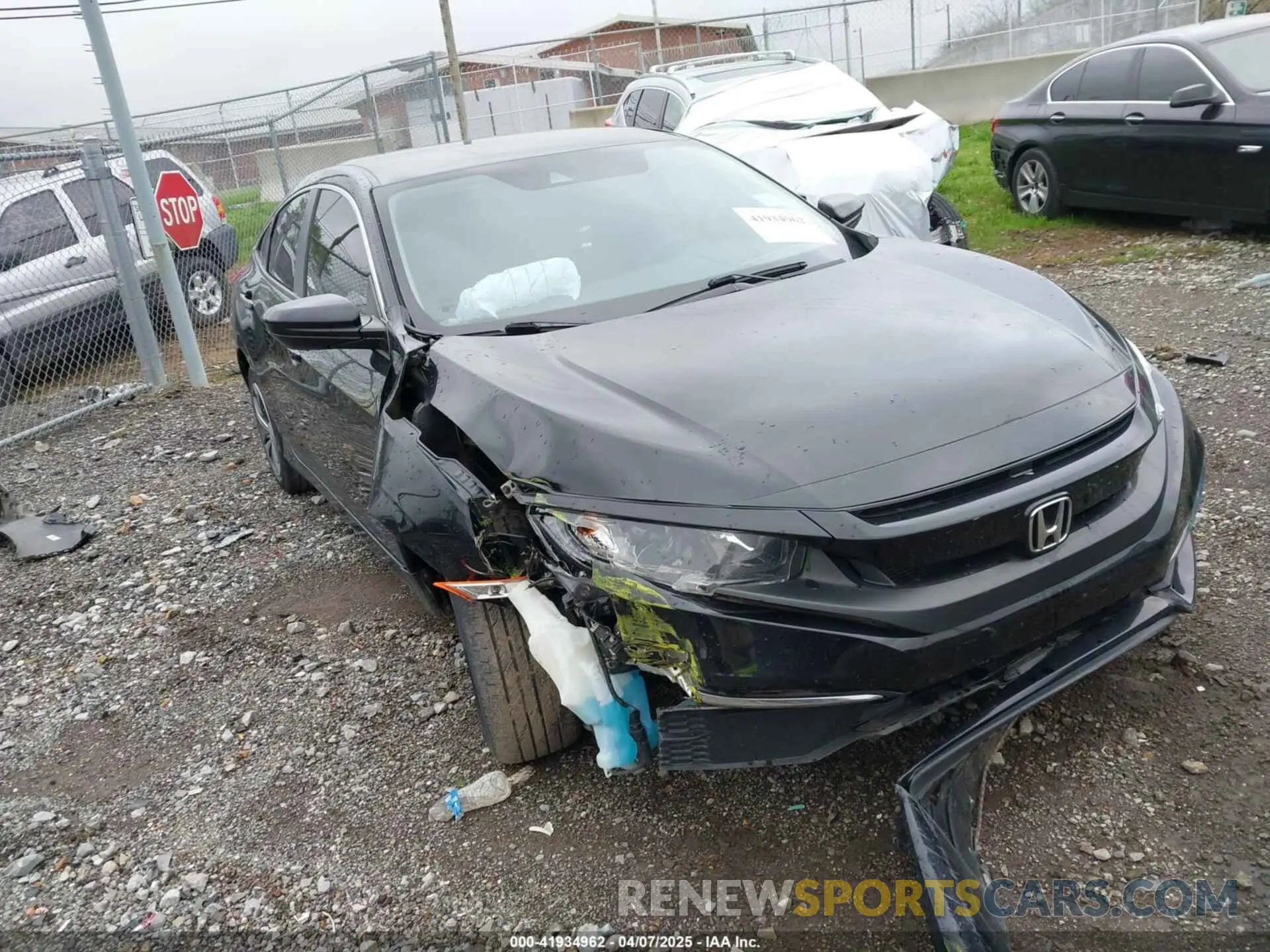 1 Photograph of a damaged car 2HGFC2F63KH506477 HONDA CIVIC 2019