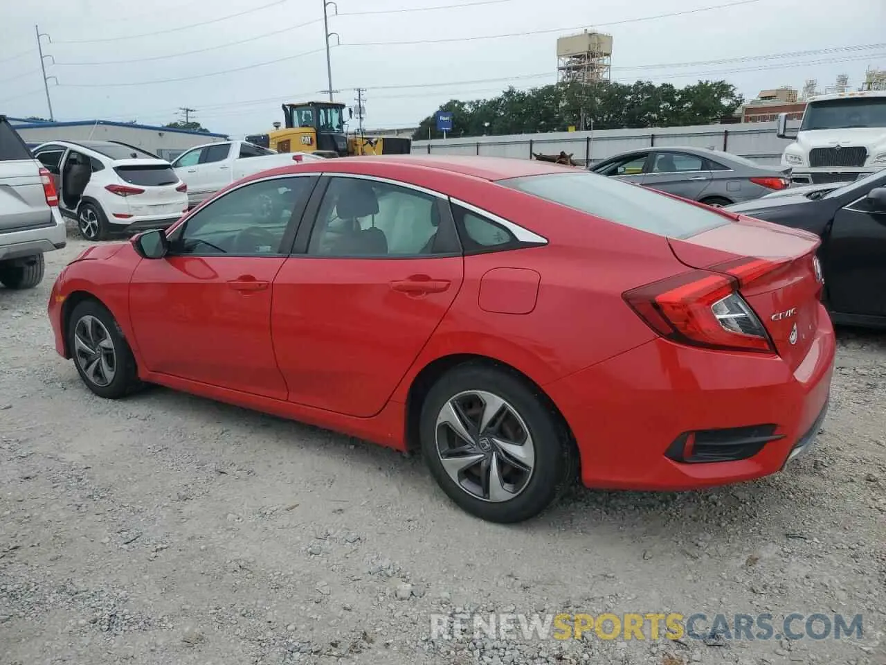 2 Photograph of a damaged car 2HGFC2F63KH513042 HONDA CIVIC 2019