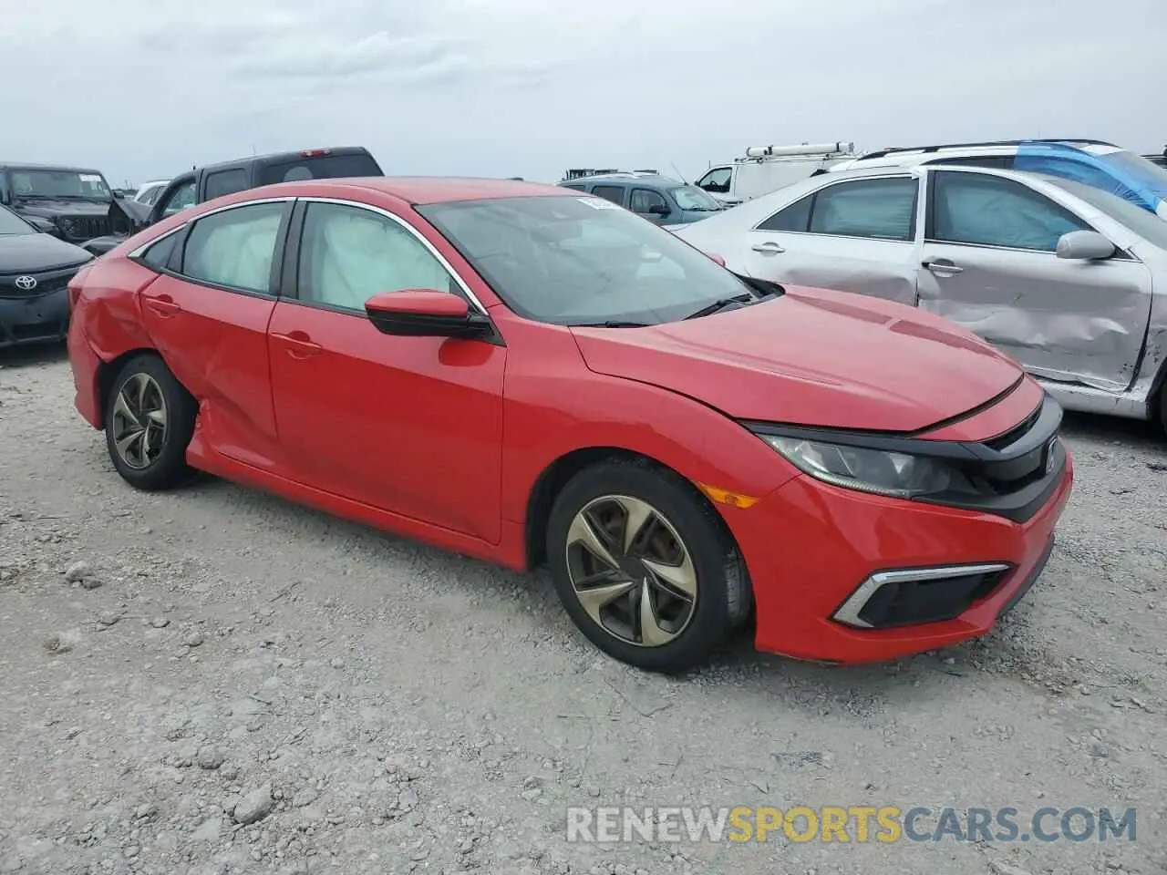 4 Photograph of a damaged car 2HGFC2F63KH513042 HONDA CIVIC 2019