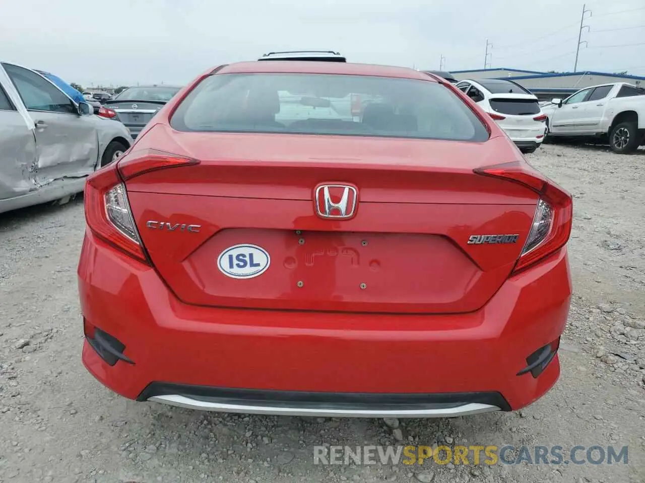 6 Photograph of a damaged car 2HGFC2F63KH513042 HONDA CIVIC 2019