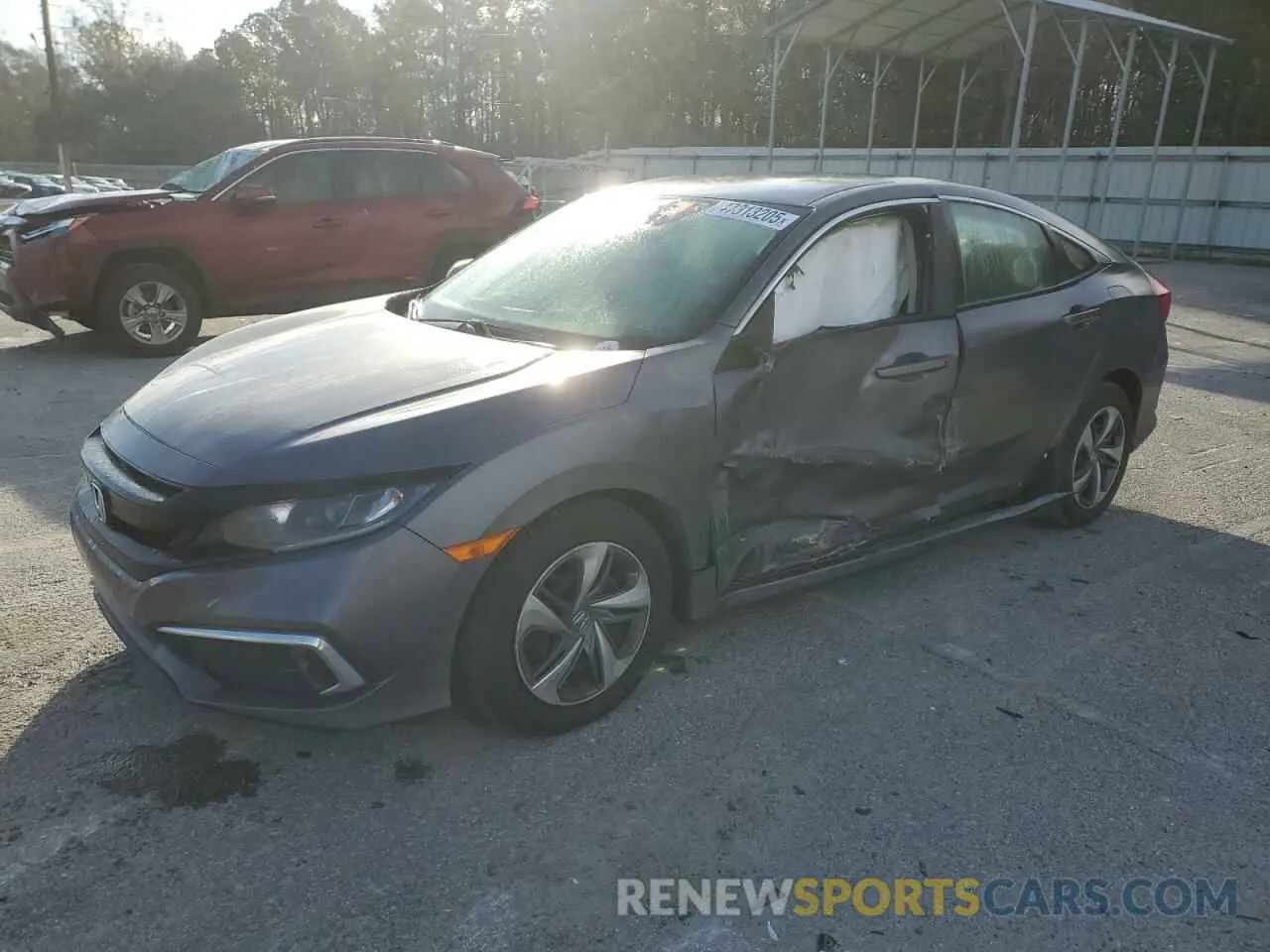 1 Photograph of a damaged car 2HGFC2F63KH524042 HONDA CIVIC 2019