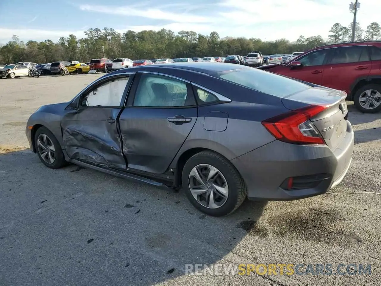 2 Photograph of a damaged car 2HGFC2F63KH524042 HONDA CIVIC 2019