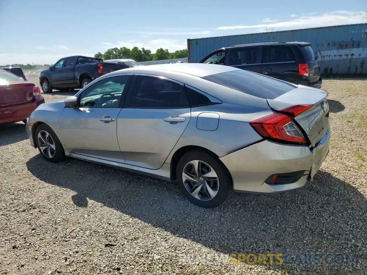 2 Photograph of a damaged car 2HGFC2F63KH539222 HONDA CIVIC 2019