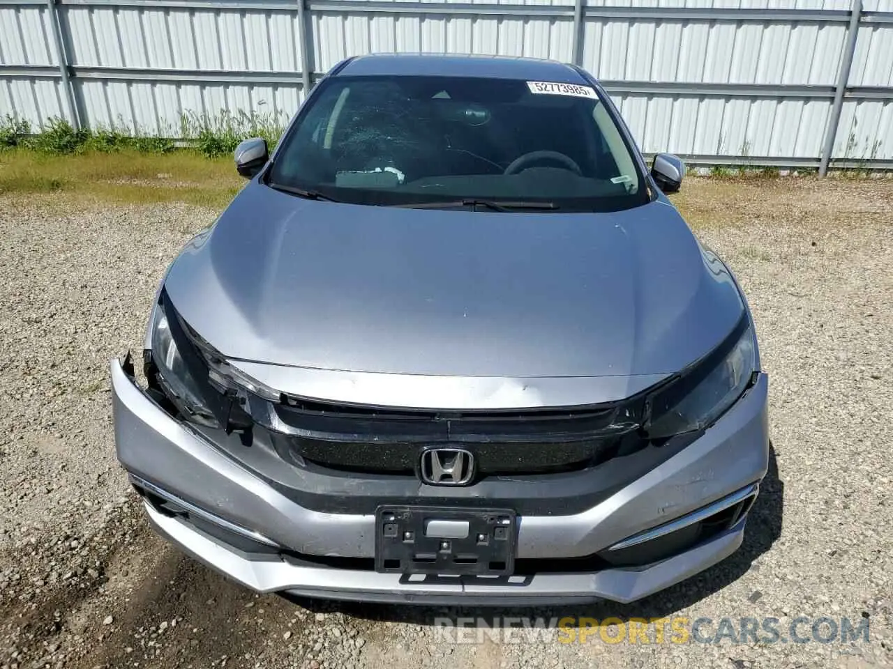 5 Photograph of a damaged car 2HGFC2F63KH539222 HONDA CIVIC 2019