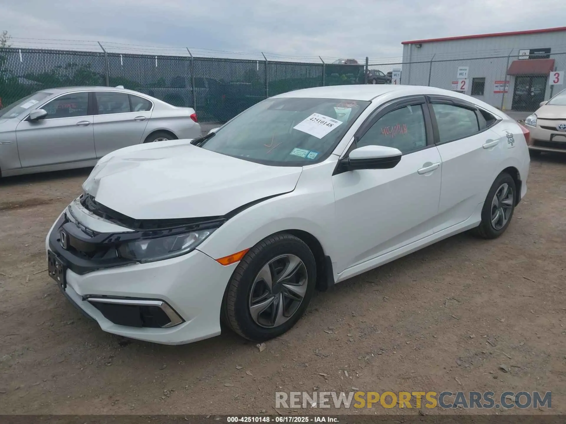 2 Photograph of a damaged car 2HGFC2F63KH540855 HONDA CIVIC 2019