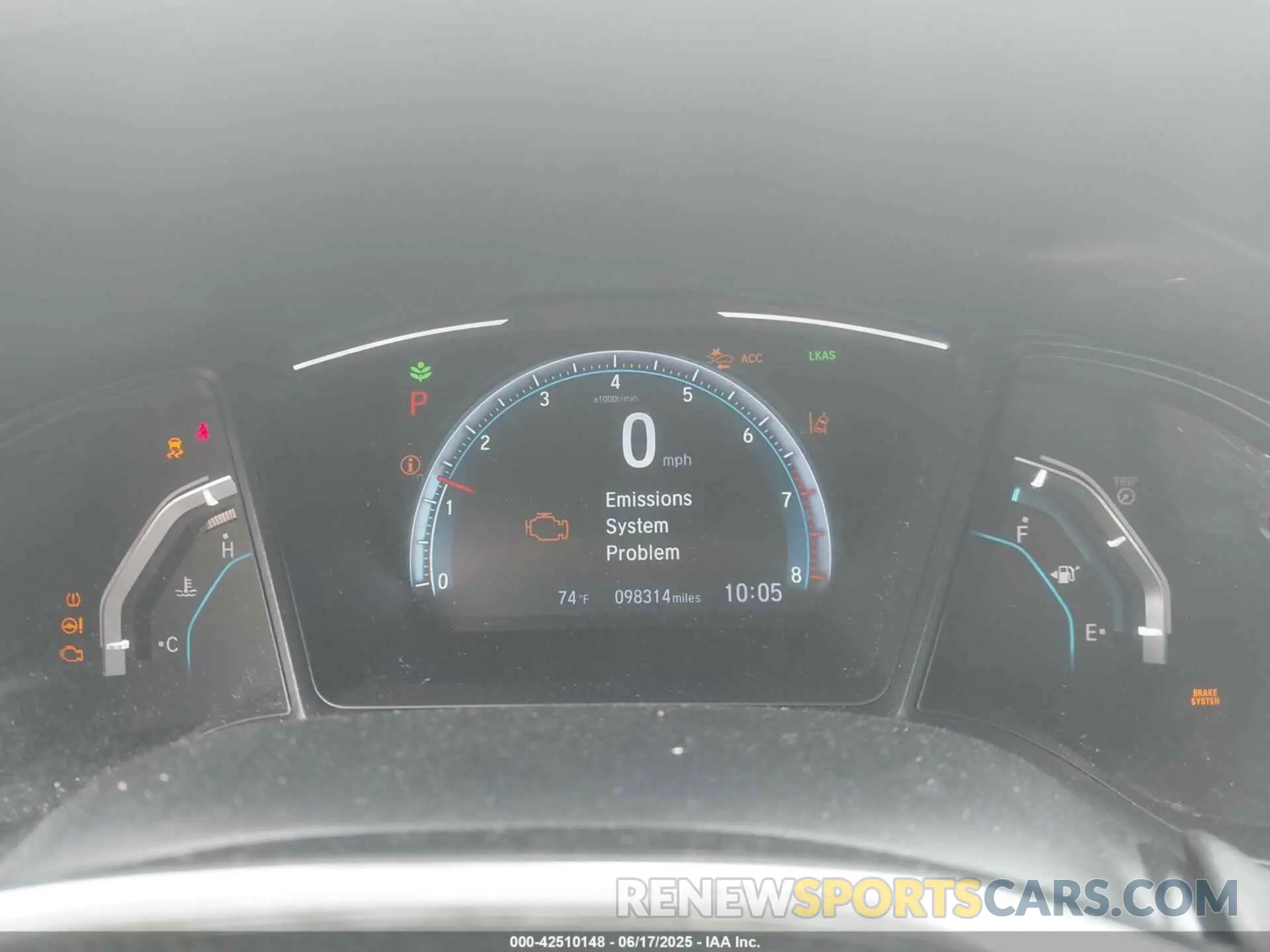 7 Photograph of a damaged car 2HGFC2F63KH540855 HONDA CIVIC 2019