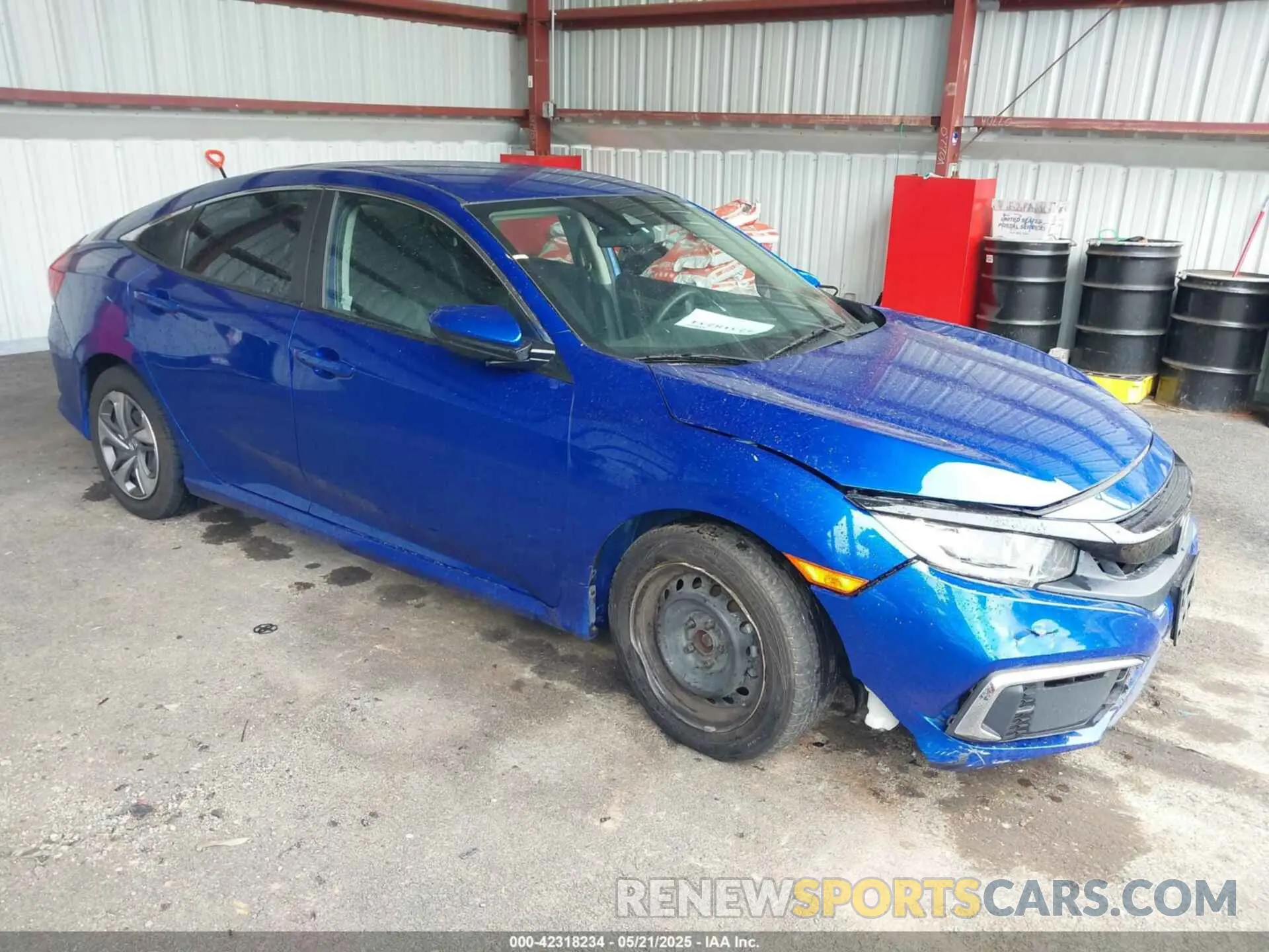 1 Photograph of a damaged car 2HGFC2F63KH561947 HONDA CIVIC 2019