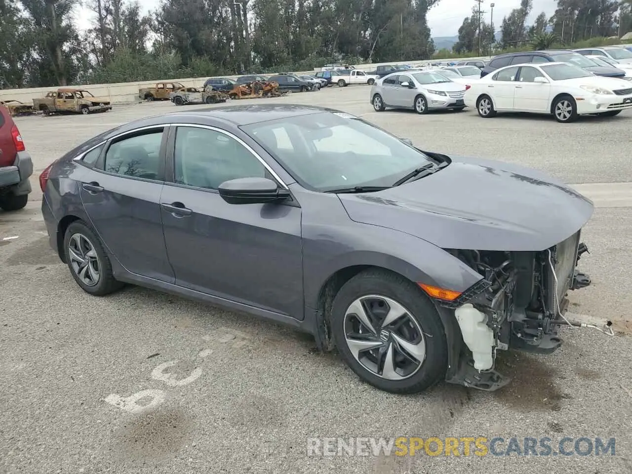 4 Photograph of a damaged car 2HGFC2F63KH568820 HONDA CIVIC 2019