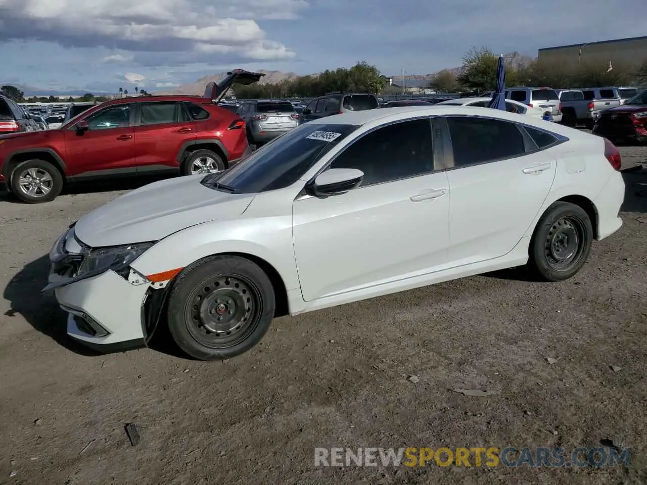 1 Photograph of a damaged car 2HGFC2F63KH568896 HONDA CIVIC 2019