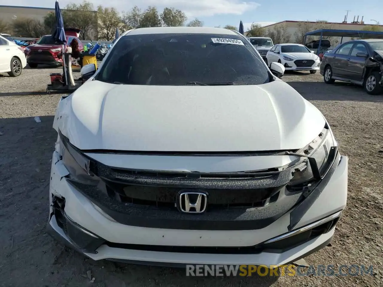 5 Photograph of a damaged car 2HGFC2F63KH568896 HONDA CIVIC 2019