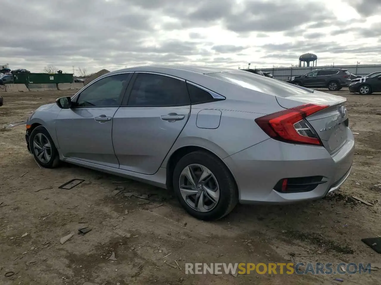 2 Photograph of a damaged car 2HGFC2F63KH572026 HONDA CIVIC 2019