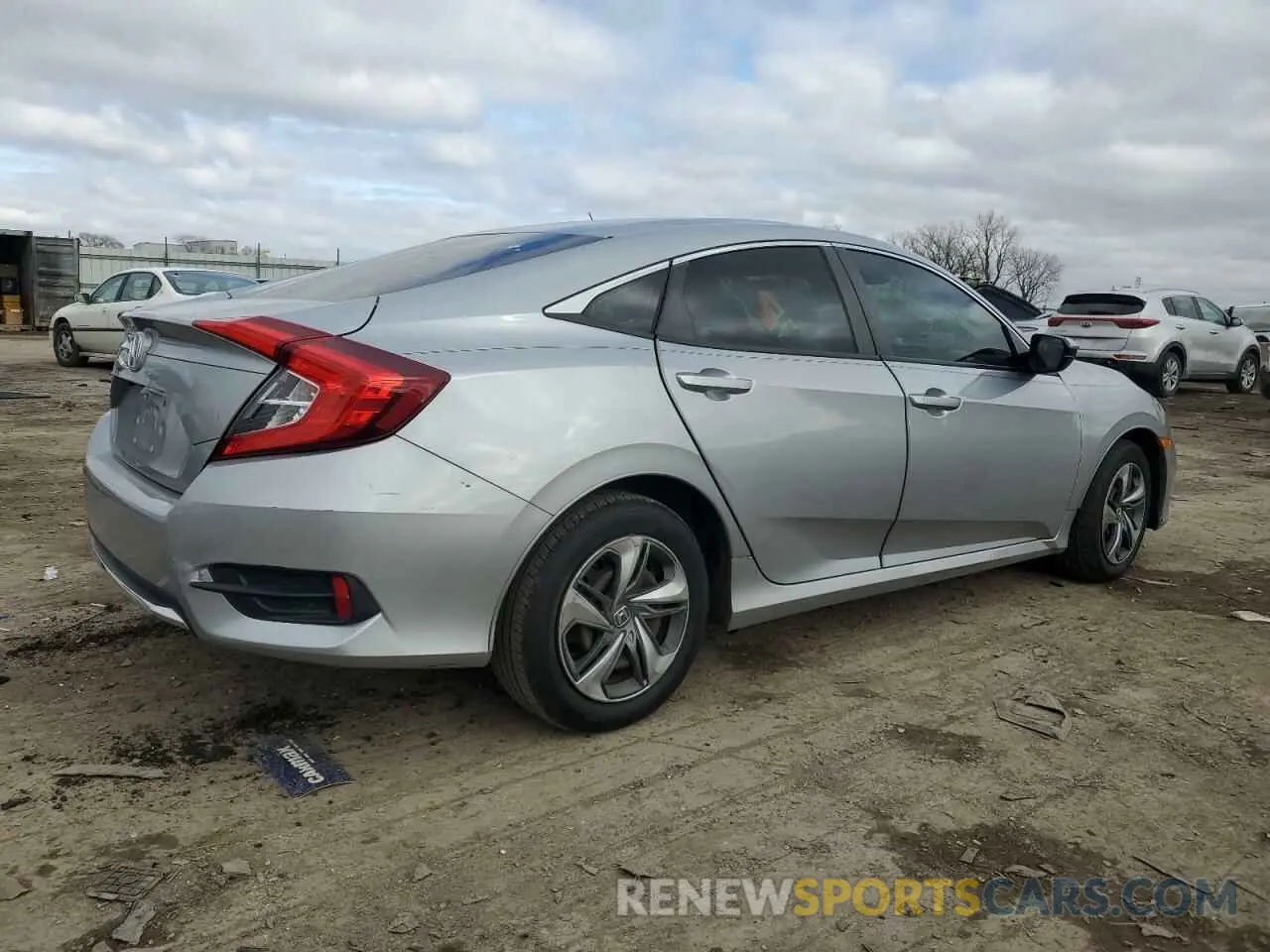 3 Photograph of a damaged car 2HGFC2F63KH572026 HONDA CIVIC 2019