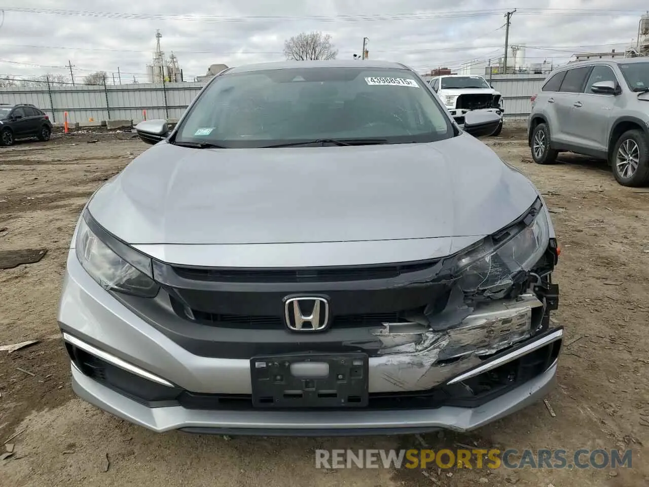 5 Photograph of a damaged car 2HGFC2F63KH572026 HONDA CIVIC 2019