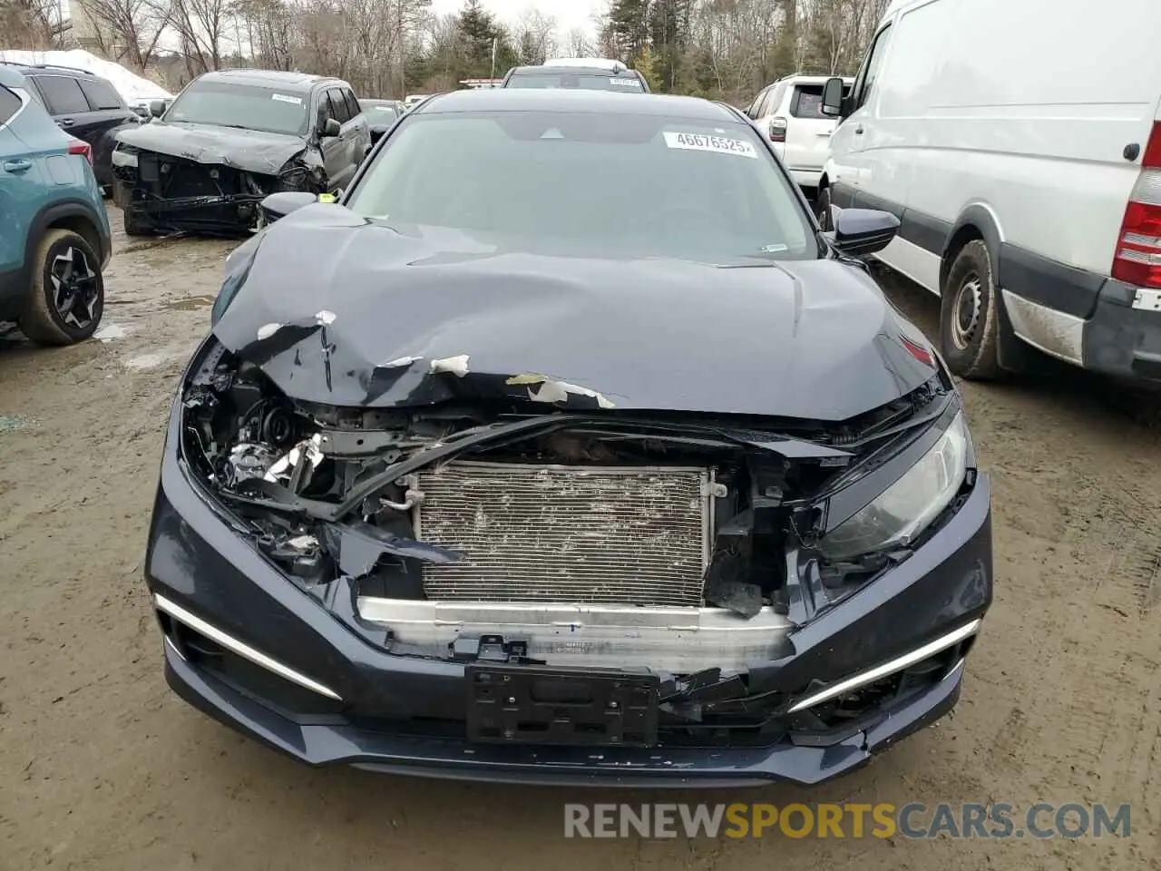 5 Photograph of a damaged car 2HGFC2F63KH574911 HONDA CIVIC 2019