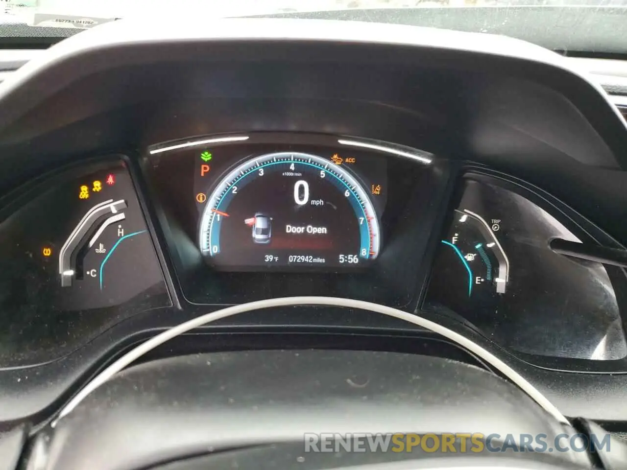 9 Photograph of a damaged car 2HGFC2F63KH574911 HONDA CIVIC 2019