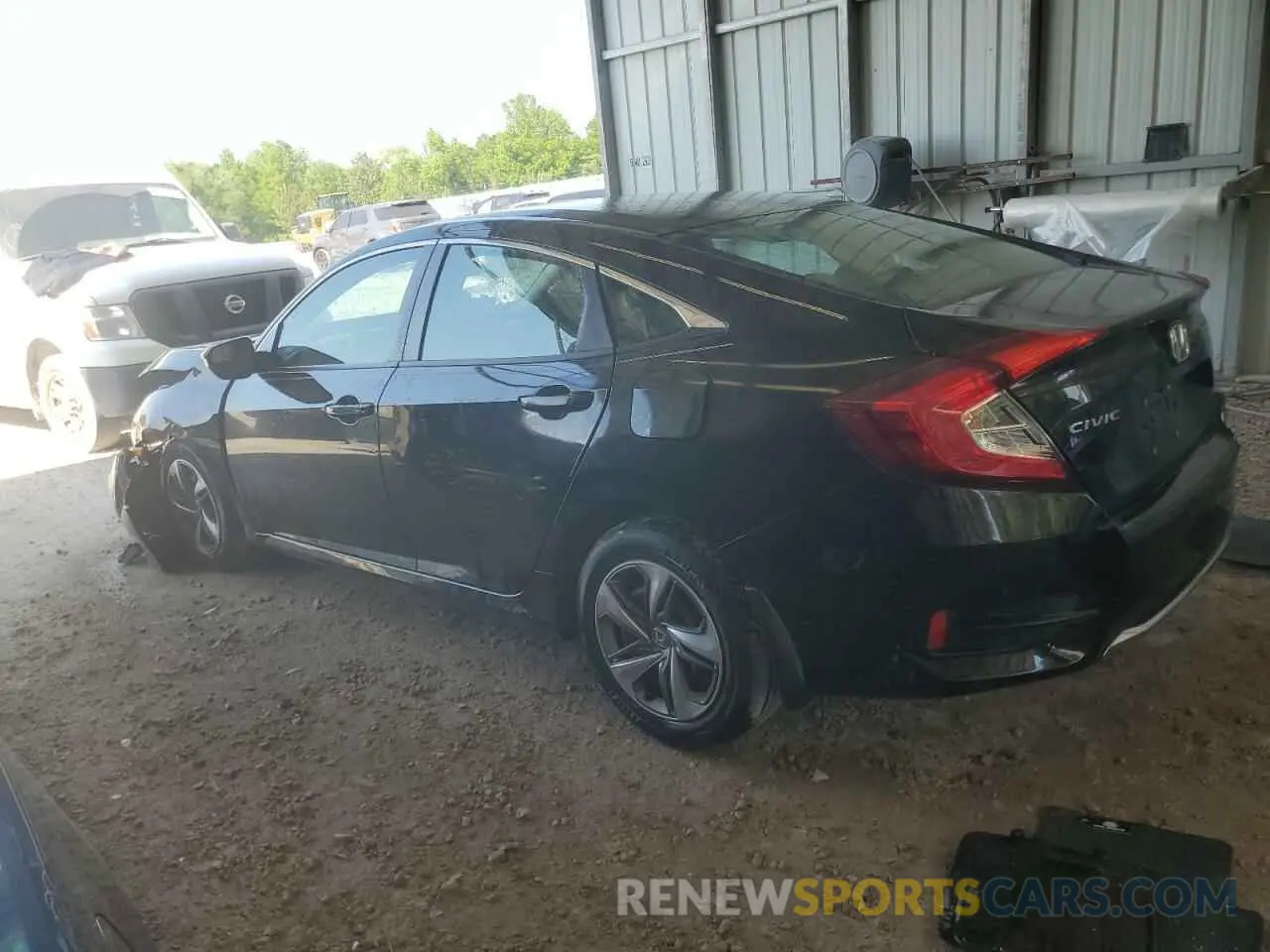 2 Photograph of a damaged car 2HGFC2F63KH576061 HONDA CIVIC 2019
