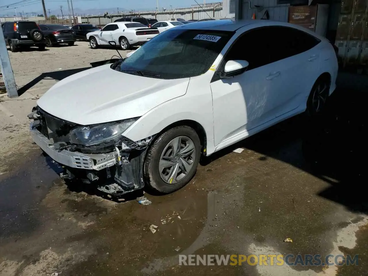 1 Photograph of a damaged car 2HGFC2F63KH586380 HONDA CIVIC 2019