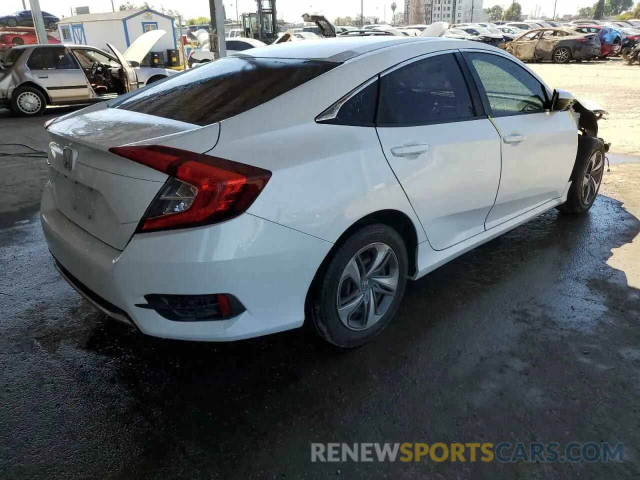 3 Photograph of a damaged car 2HGFC2F63KH586380 HONDA CIVIC 2019