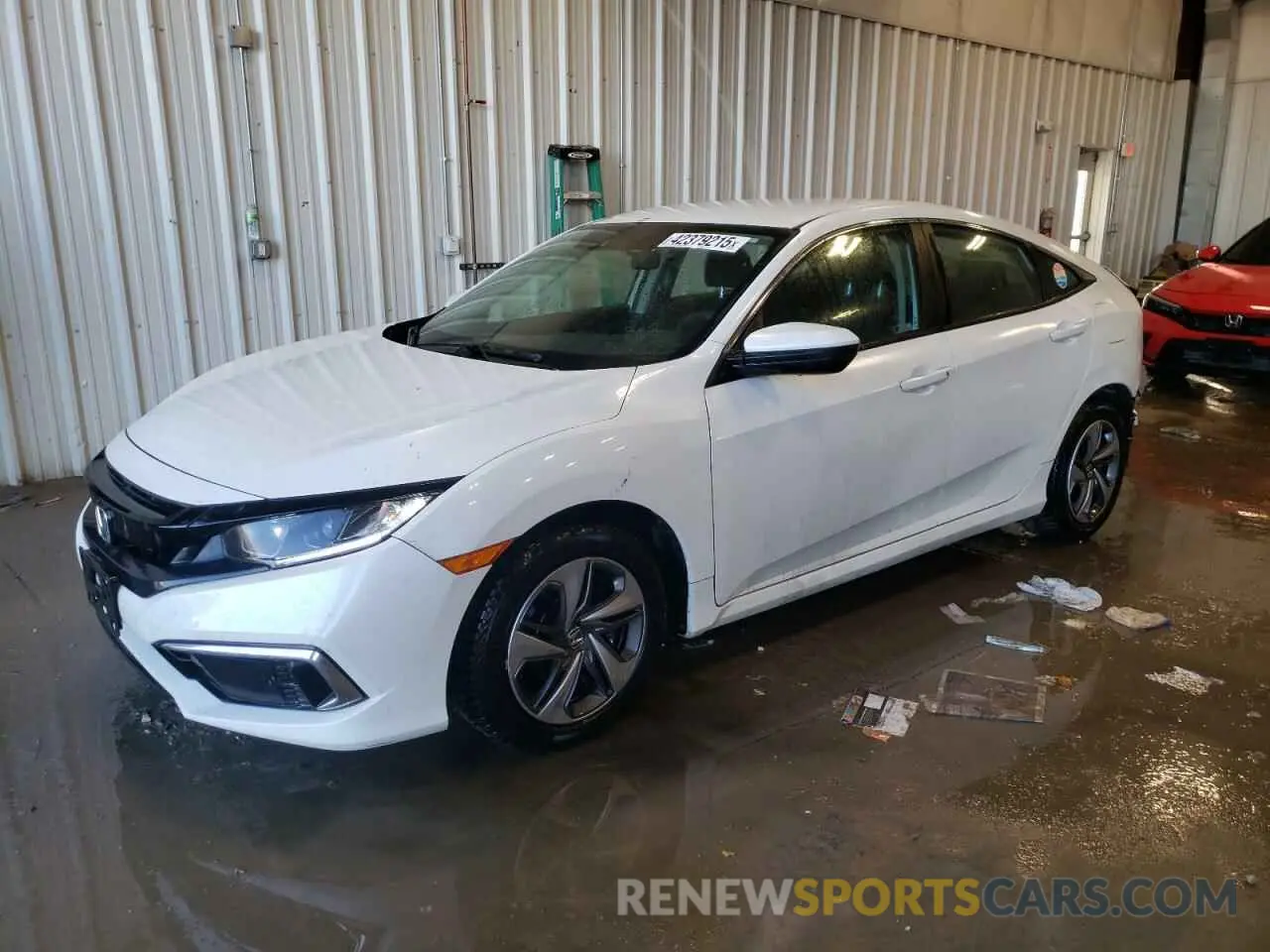 1 Photograph of a damaged car 2HGFC2F63KH600620 HONDA CIVIC 2019