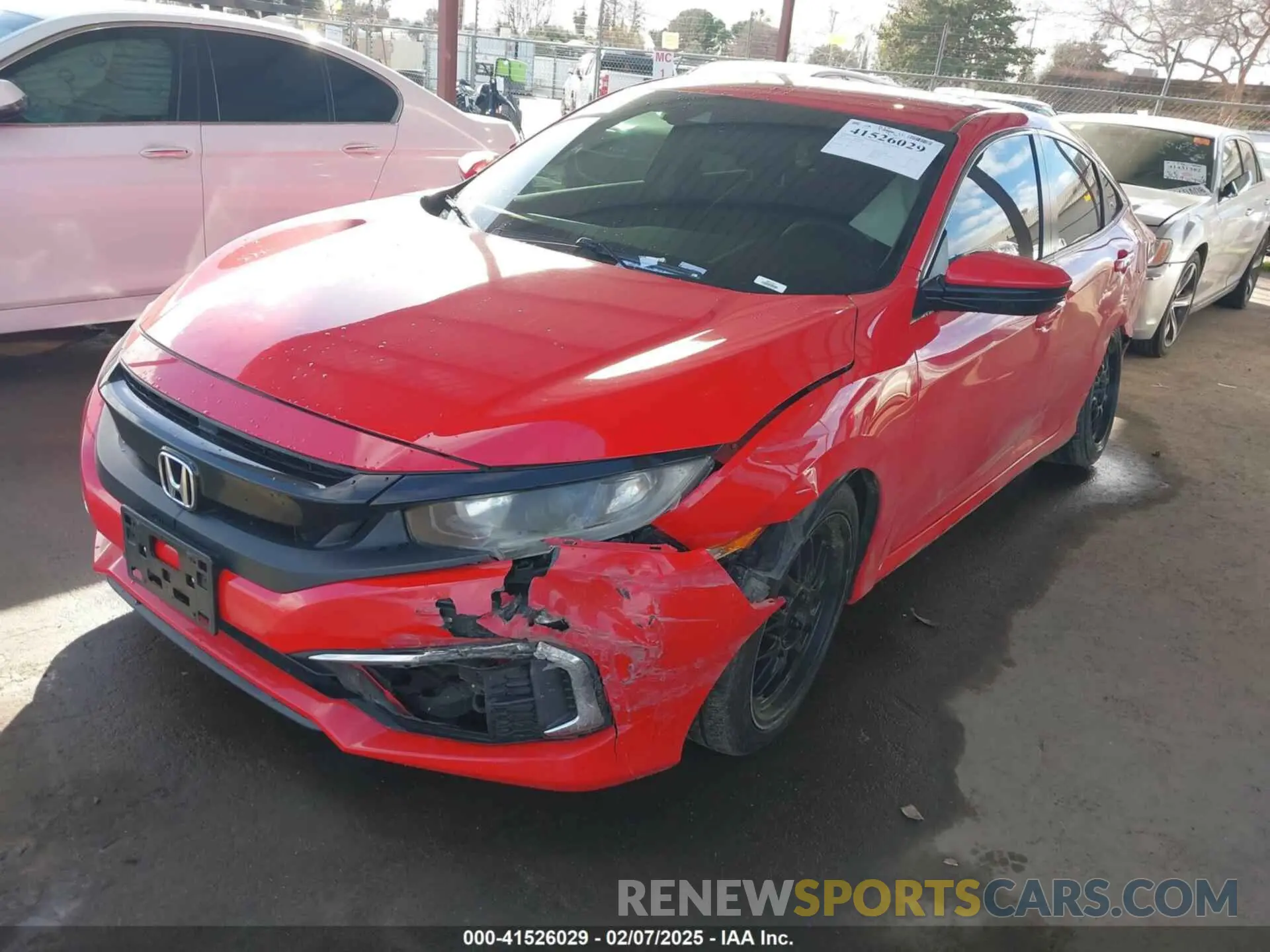 2 Photograph of a damaged car 2HGFC2F64KH501871 HONDA CIVIC 2019