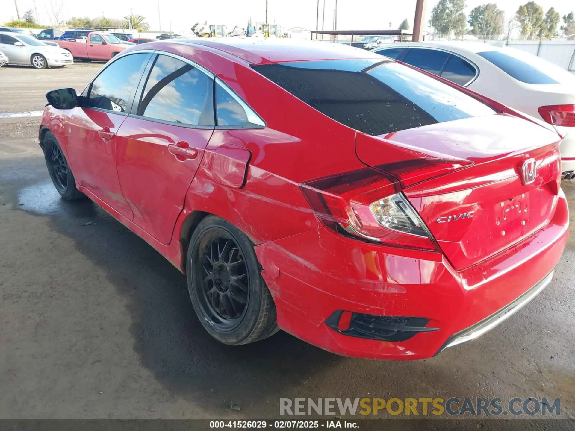 3 Photograph of a damaged car 2HGFC2F64KH501871 HONDA CIVIC 2019