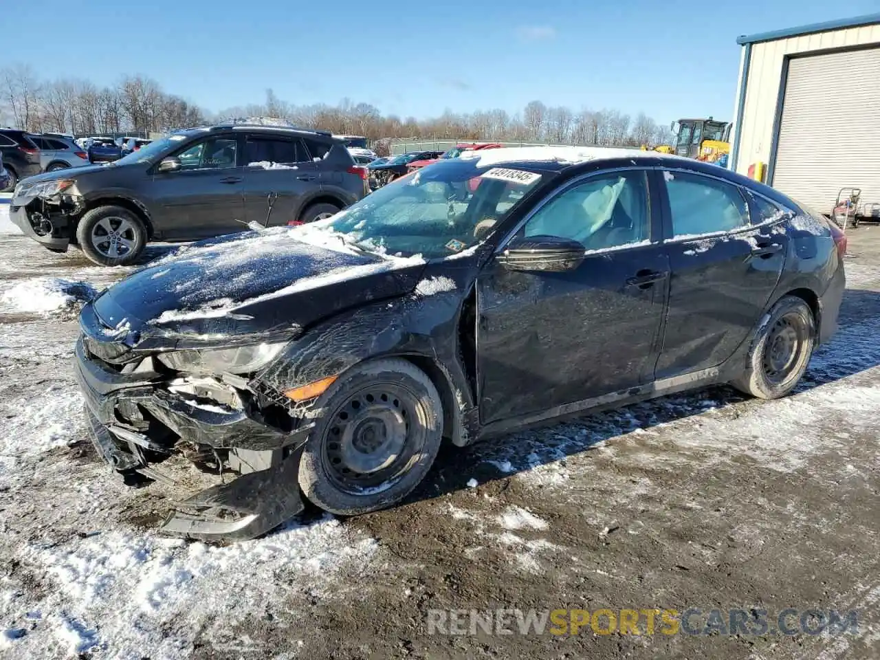 1 Photograph of a damaged car 2HGFC2F64KH510019 HONDA CIVIC 2019