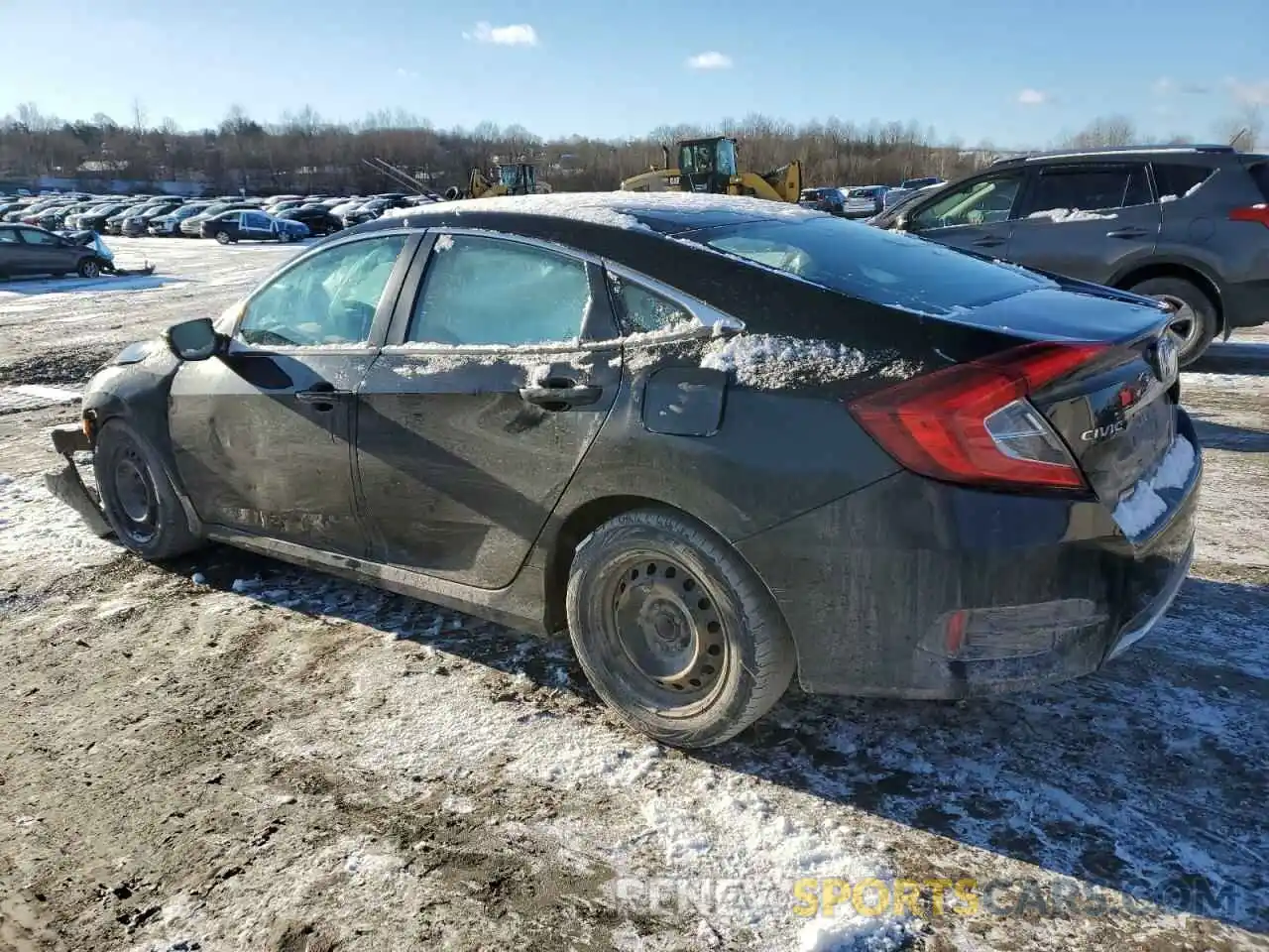 2 Photograph of a damaged car 2HGFC2F64KH510019 HONDA CIVIC 2019