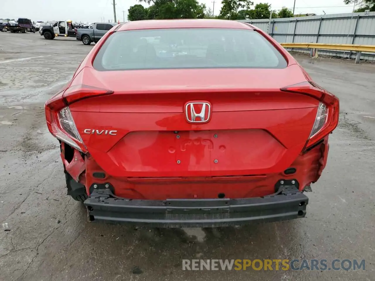 6 Photograph of a damaged car 2HGFC2F64KH512188 HONDA CIVIC 2019