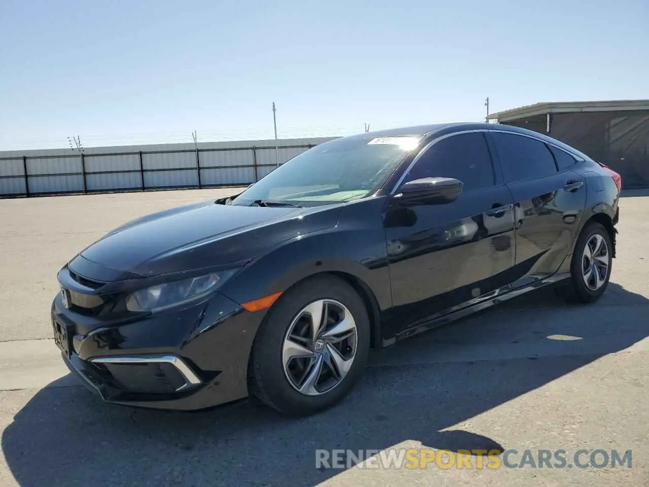1 Photograph of a damaged car 2HGFC2F64KH529539 HONDA CIVIC 2019