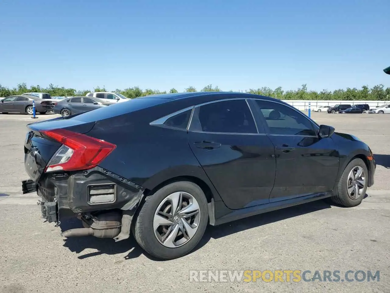 3 Photograph of a damaged car 2HGFC2F64KH529539 HONDA CIVIC 2019