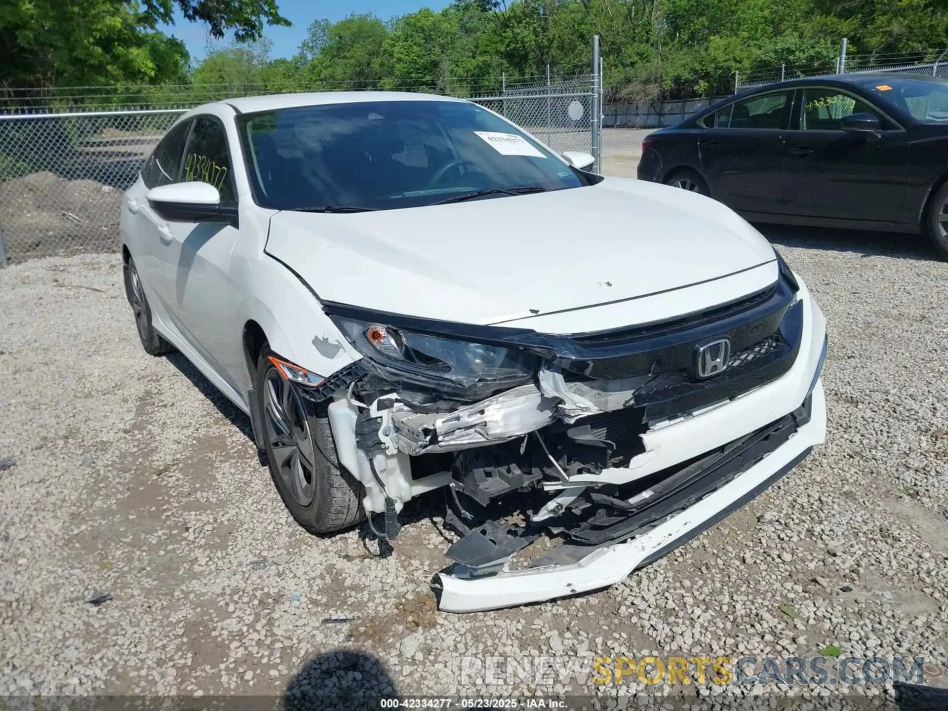 1 Photograph of a damaged car 2HGFC2F64KH548219 HONDA CIVIC 2019
