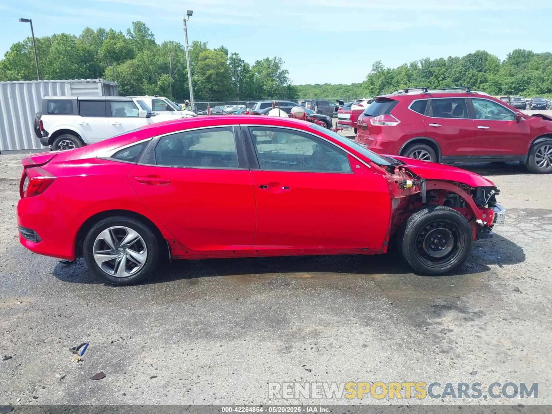14 Photograph of a damaged car 2HGFC2F64KH552013 HONDA CIVIC 2019