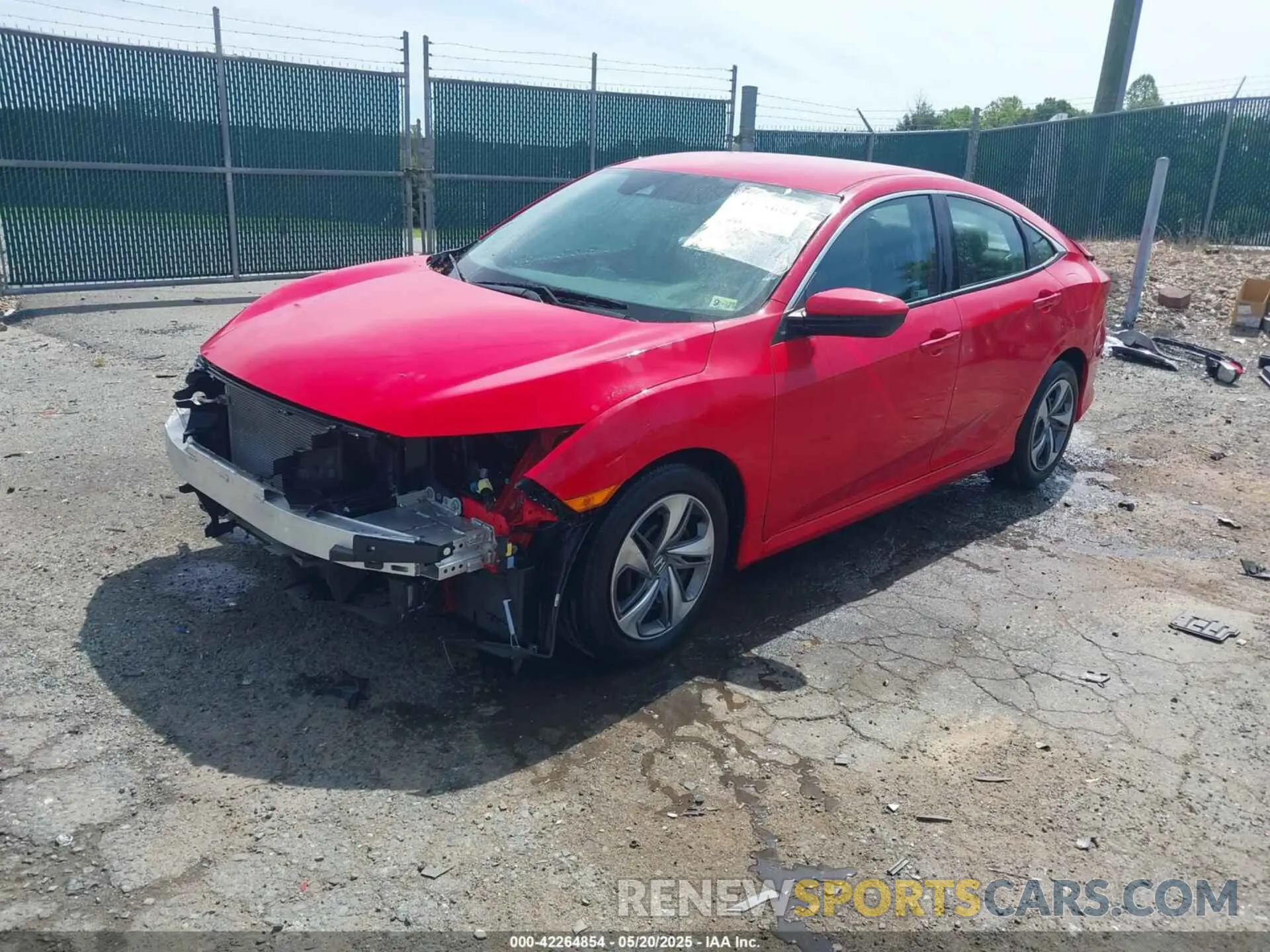 2 Photograph of a damaged car 2HGFC2F64KH552013 HONDA CIVIC 2019