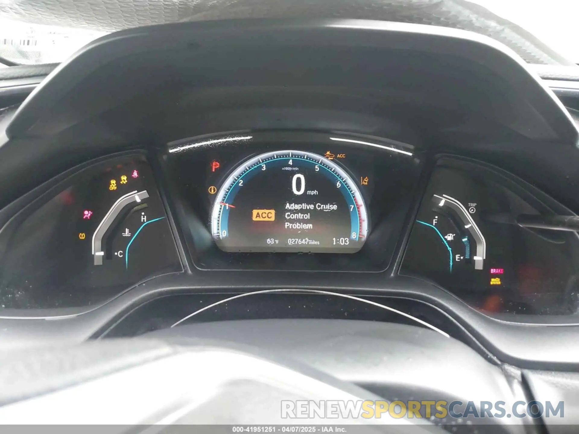 7 Photograph of a damaged car 2HGFC2F64KH570754 HONDA CIVIC 2019