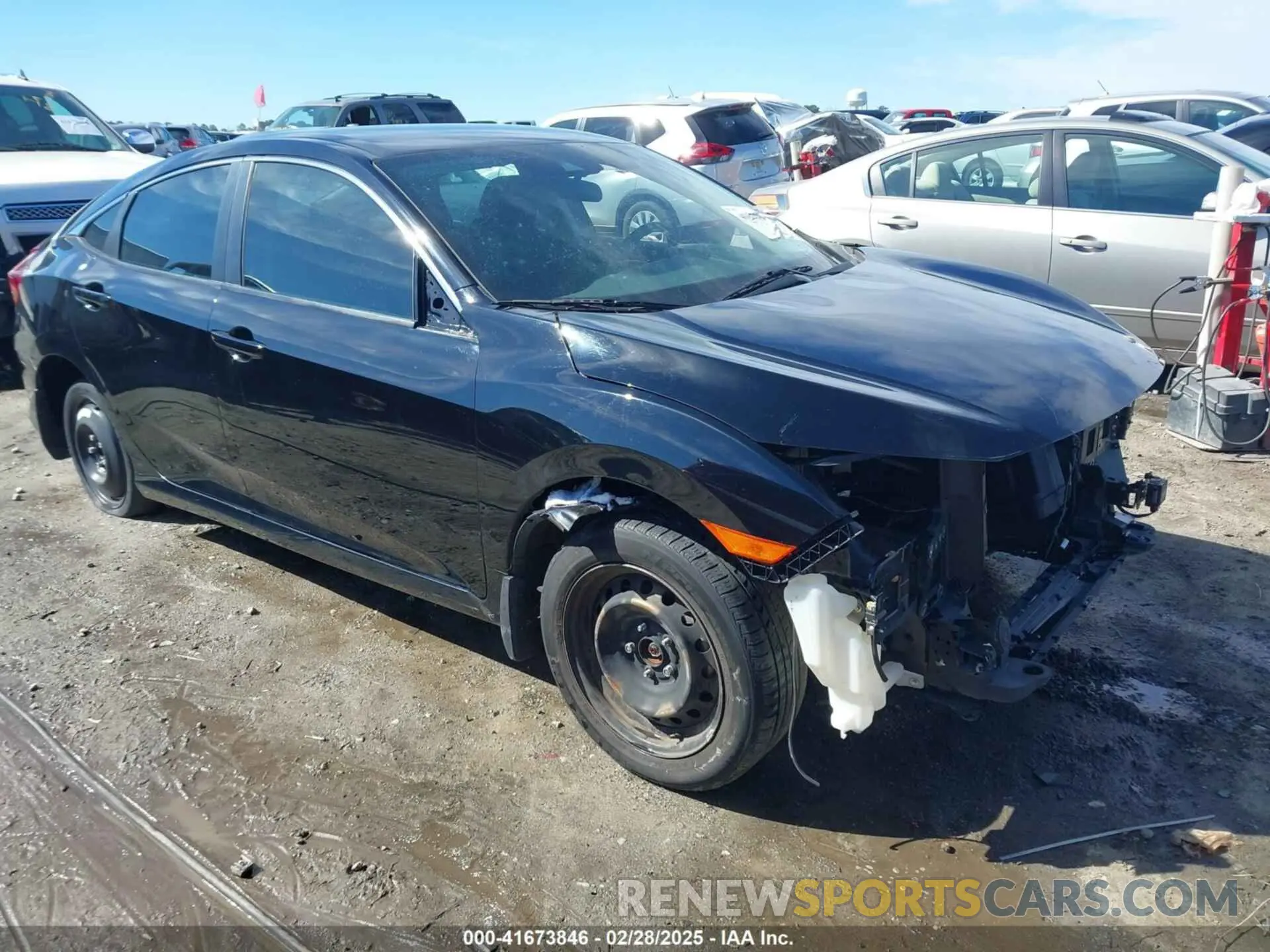 1 Photograph of a damaged car 2HGFC2F64KH574285 HONDA CIVIC 2019