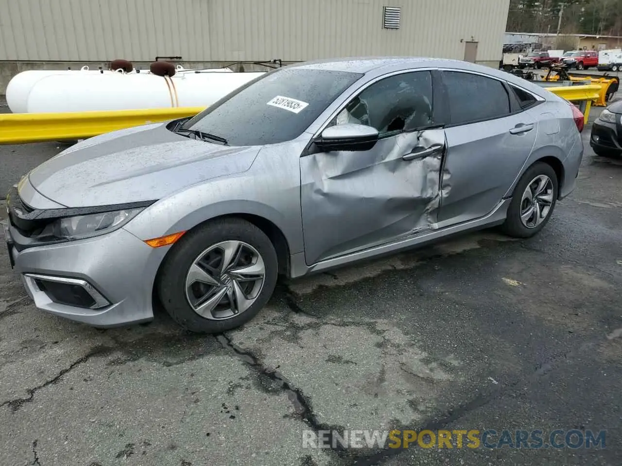 1 Photograph of a damaged car 2HGFC2F64KH579521 HONDA CIVIC 2019