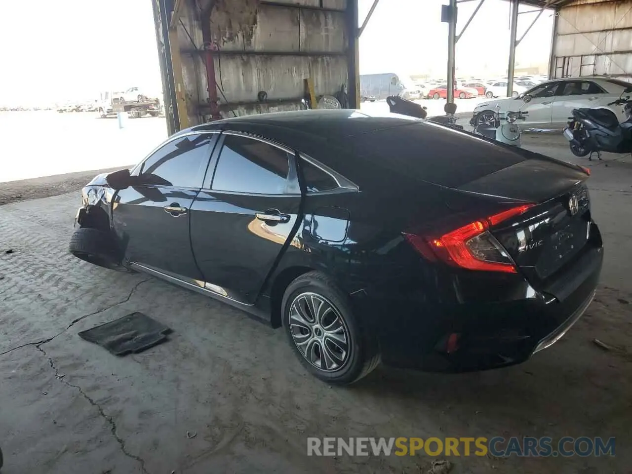 2 Photograph of a damaged car 2HGFC2F64KH590924 HONDA CIVIC 2019